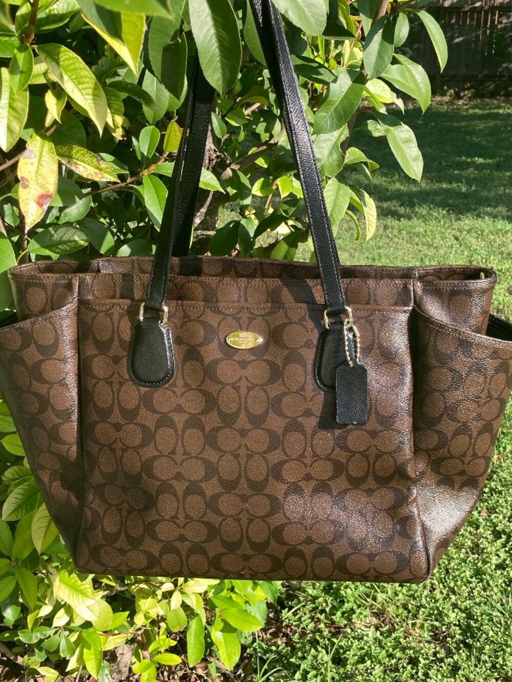 EXTRA LARGE COACH TOTE